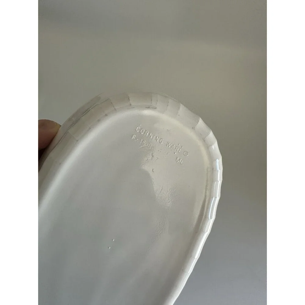 Corning Ware F-15-B Oval 7.25x4.75 French White Individual Dish 475ml